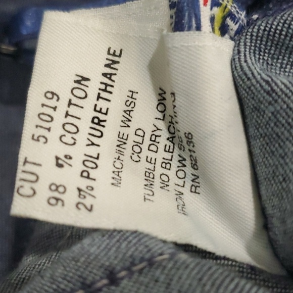 Guess jeans dress size 11 junior blue demin sundress stretch back sun dress - Picture 8 of 9